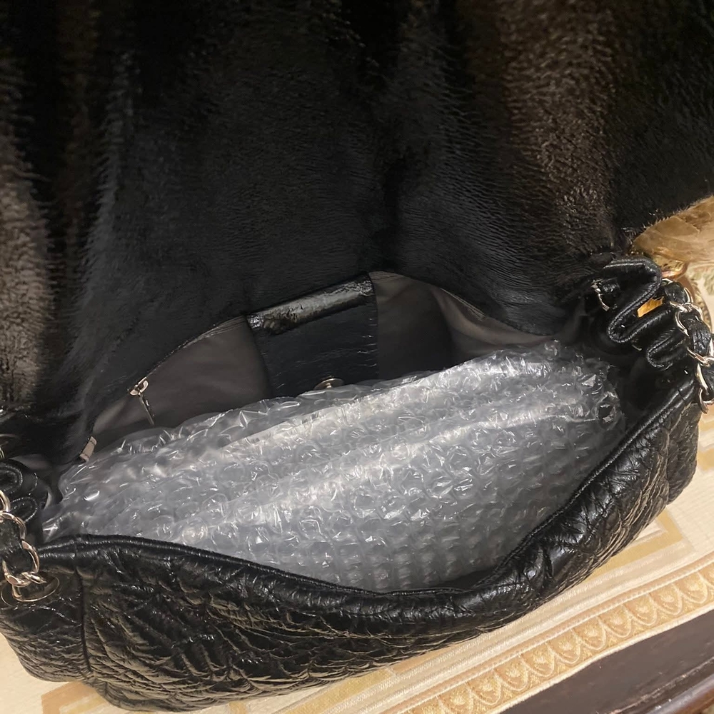 Chanel Black Quilted Leather Chain Bag - Picture 11 of 15